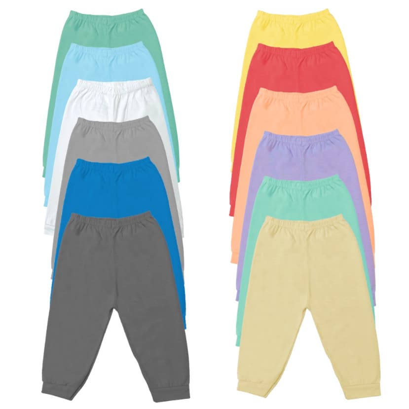 Kits Com 3 Mijões (Culote)Com Punho  Pé Aberta Malha 100% Algodão Conforto para seu bebê