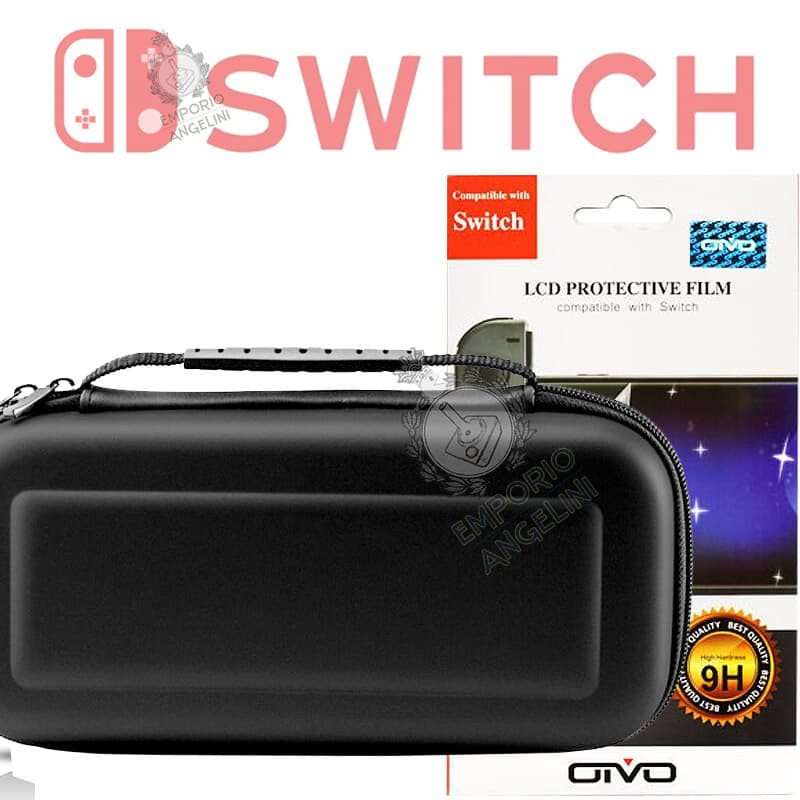 Estojo Hard Case + Película De Vidro para Nintendo Switch c/ Nota Fiscal