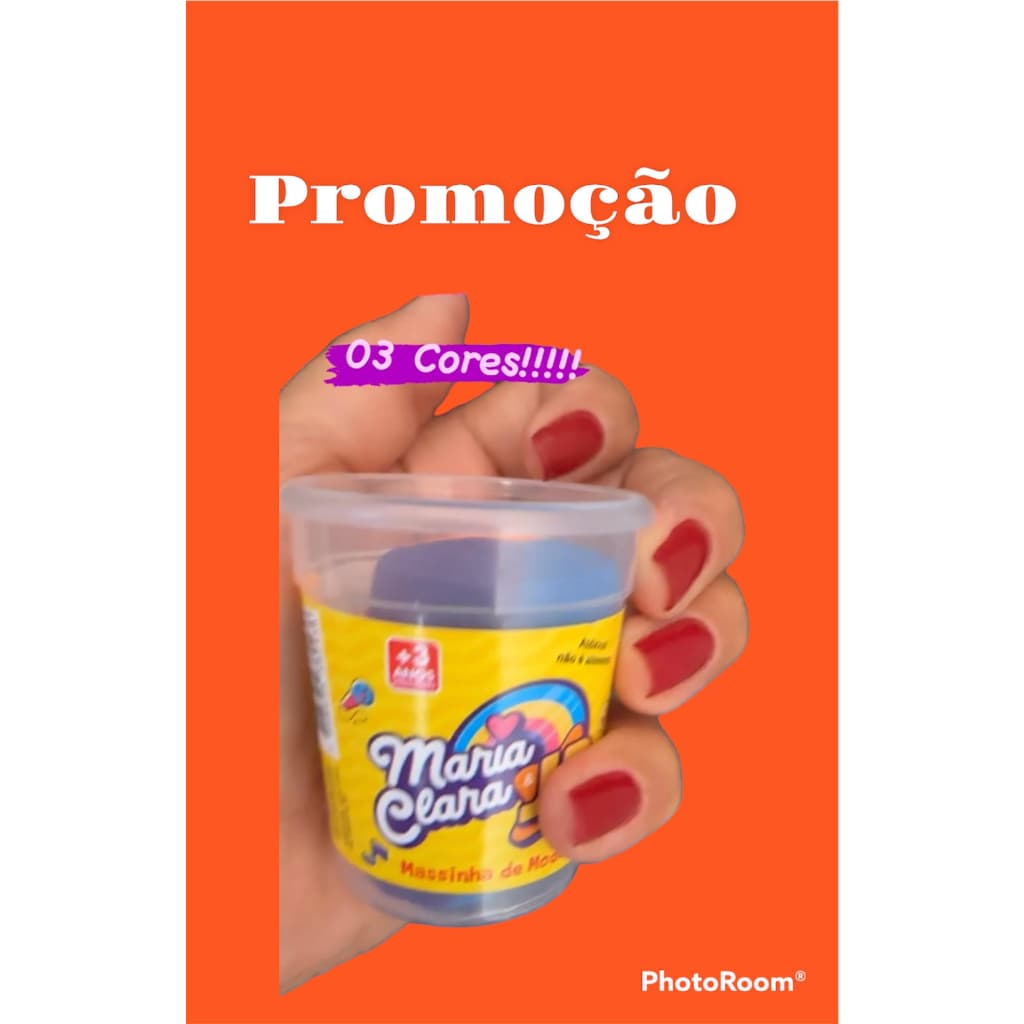Maria Clara E Jp Massinha De Modelar Potinhos De 50g 3cores
