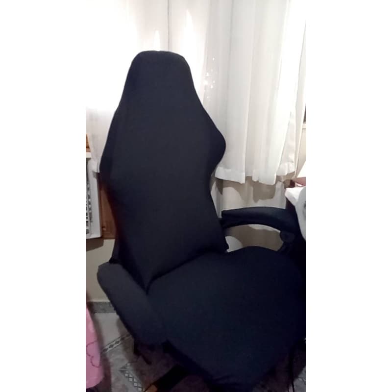 CAPA DE CADEIRA GAMER PRETA
