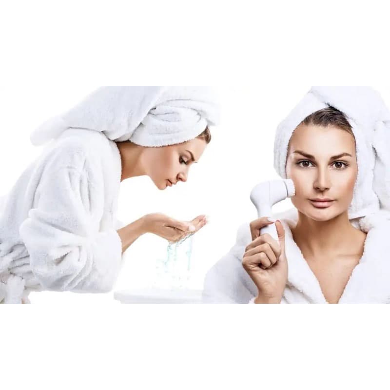 Escova de limpeza facial e corpo