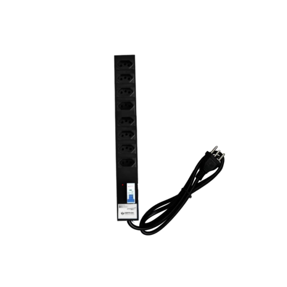 Filtro Linha 20 Amperes 8 Tomadas Bivolt 20a 4400w Disjuntor