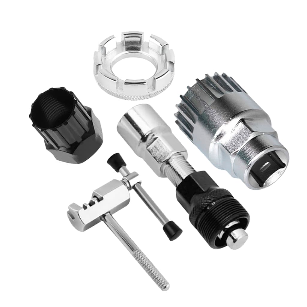 Kit Chaves Bicicleta Reparo Extrator Corrente Cassete Chave Raio