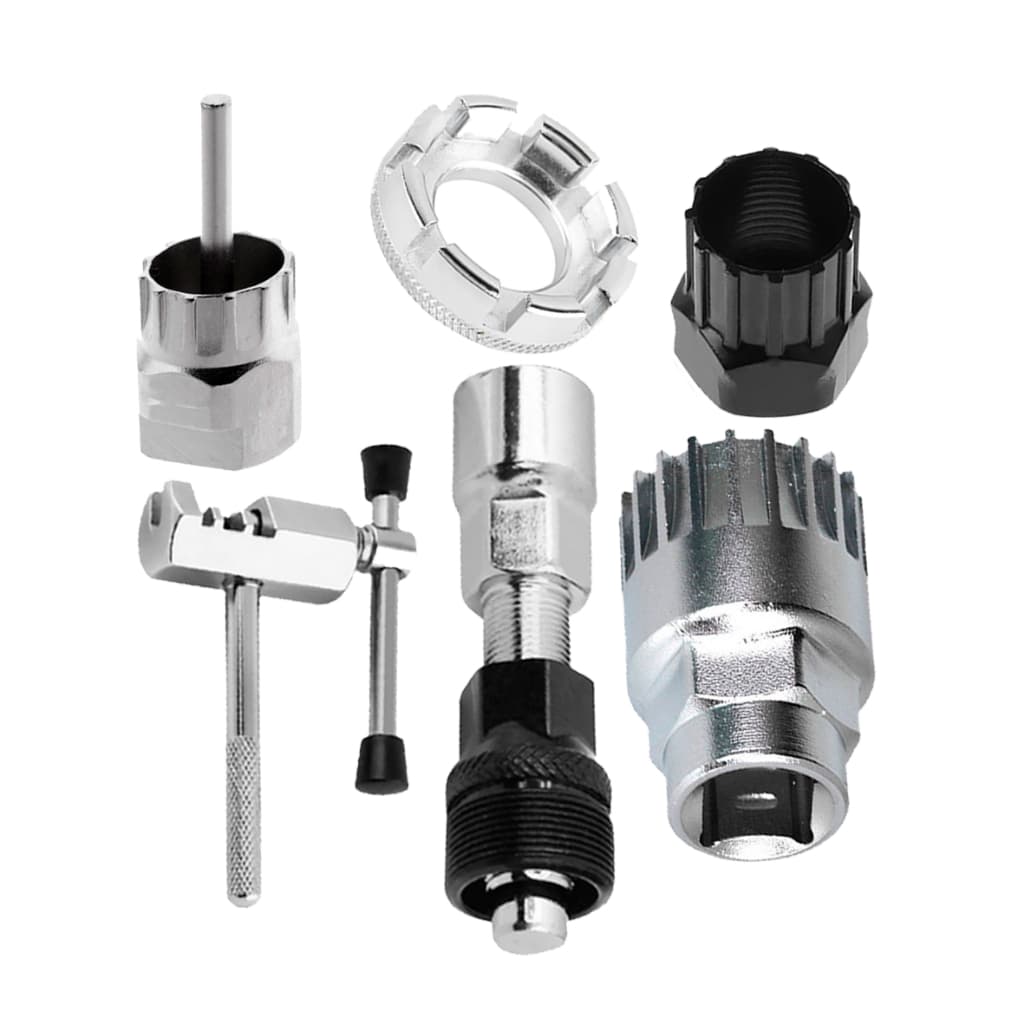 Kit Chaves Ferramentas Bike Reparo Extrator Corrente Saca Cassete Chave Raio