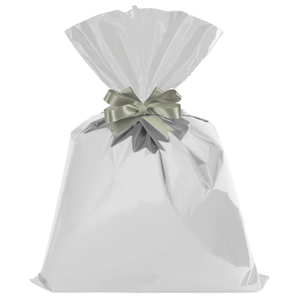 Conjunto 100 Sacos Presente Pequeno 20x30cm Transparente Celofane Bopp Vmp para Alimentos, Presentes e Bebidas