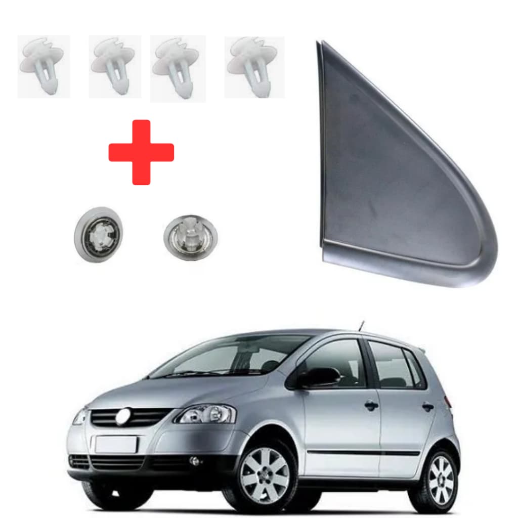 Acabamento Espelho E Paralama Direito Fox Spacefox 2004 Até 2009 original VW