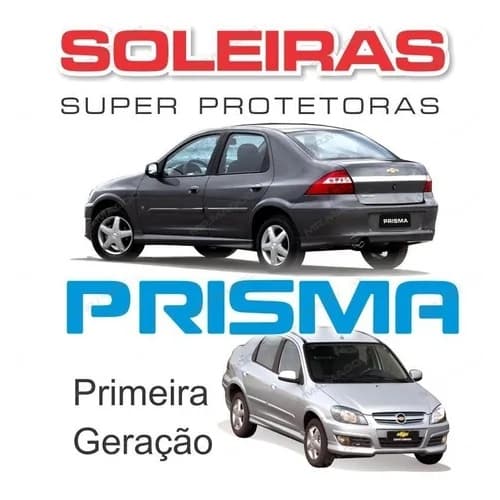 Kit PRISMA G1 2007 A 2012 Soleiras Super Protetoras Porta + Mala Adesivo para Carro Acessórios para Carro