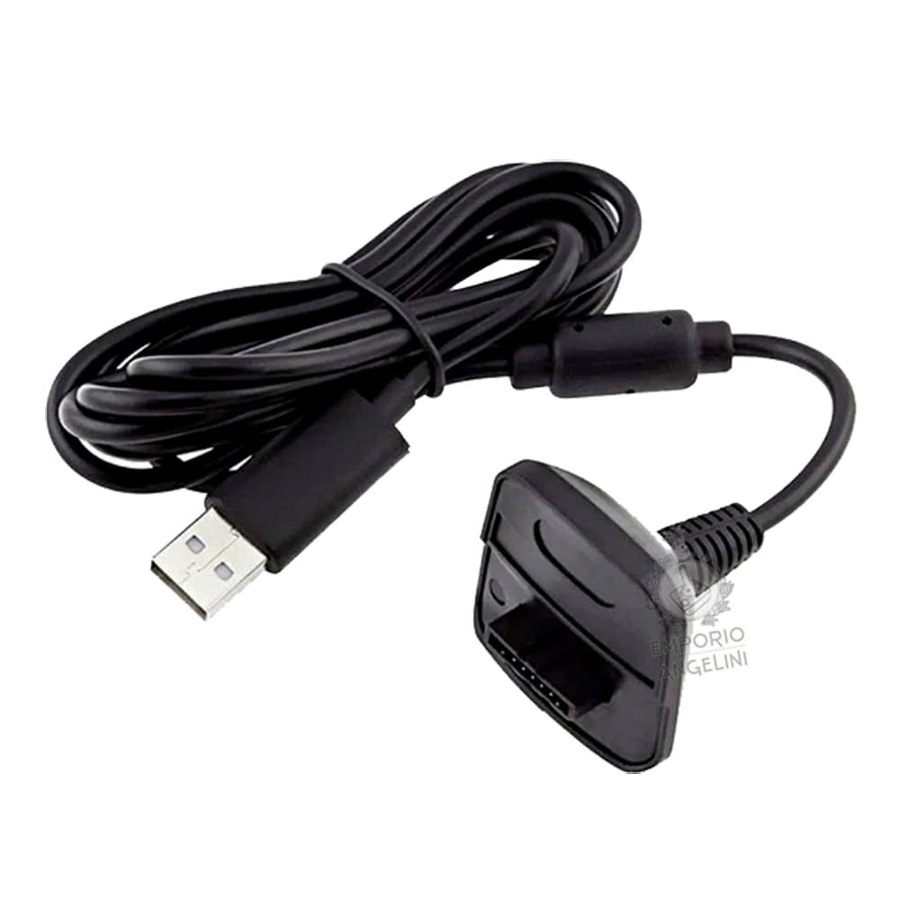 Cabo para carregar bateria controle de Xbox 360 reposição Play & Charge c/ Nota Fiscal