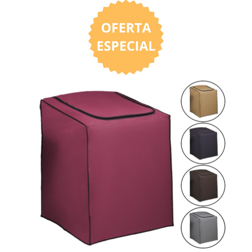 Capa Para Máquina De Lavar Roupa Com Zíper Todos Tamanhos e Marcas 12kg a 16kg