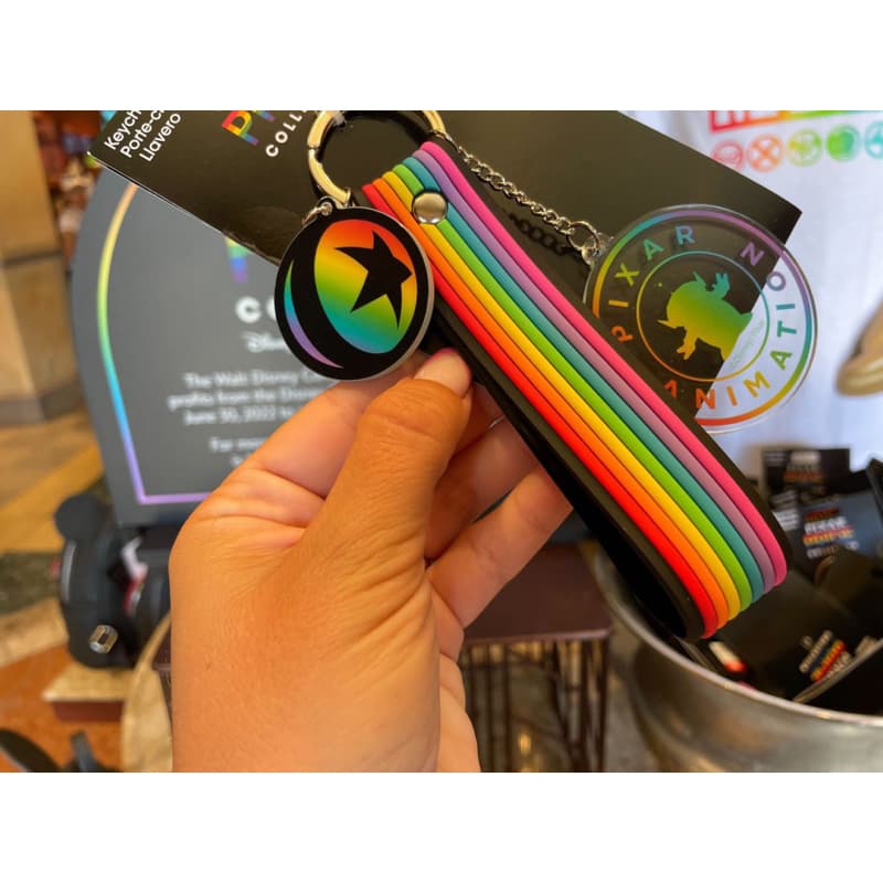 Chaveiro Disney Arco-íris Orgulho Coleção Chaveiro Luxo Bola Alien