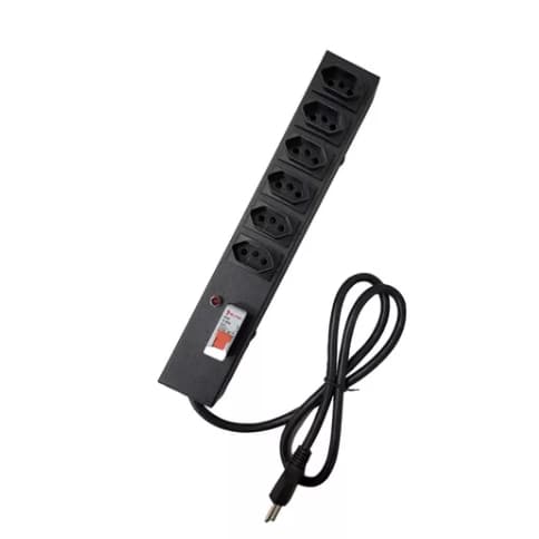 Filtro Linha 20 Amperes 6 Tomadas Bivolt 20a 4400w Disjuntor