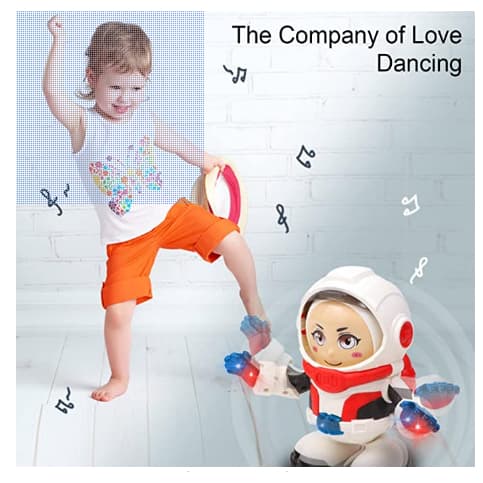 Brinquedo Musical Infantil,Brinquedo Musical da Criança com Luz | Brinquedo musical de aprendizagem infantil de astronauta e dança de caminhada para crianças com mais de 3 anos