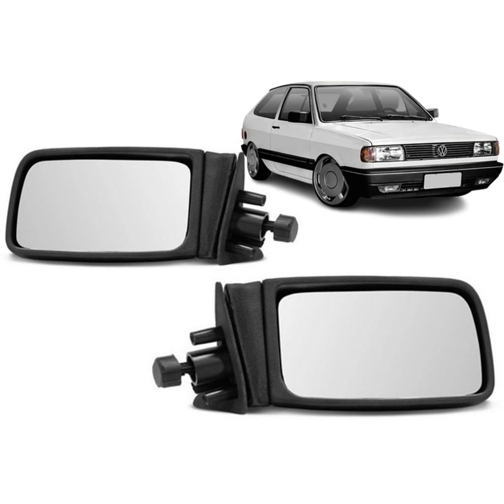 Retrovisor Gol Parati Saveiro Voyage Quadrados 1988 a 1995 Com Controle