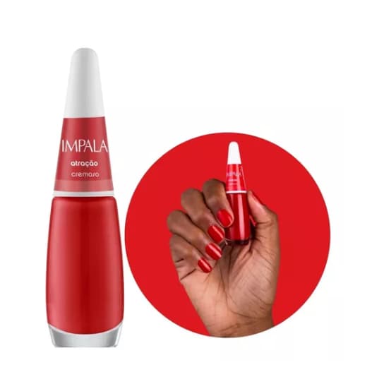 Esmalte Impala Atração Vermelho- Coleção A cor da sua Moda 4