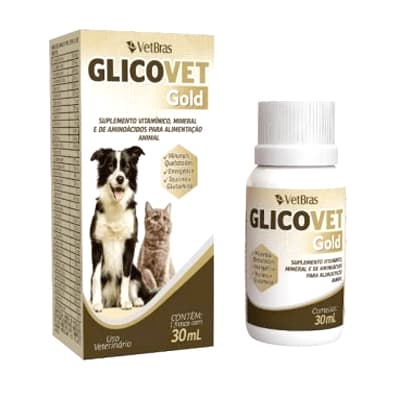 Glicovet Gold Suplemento Vitamínico Para Pets 30ml