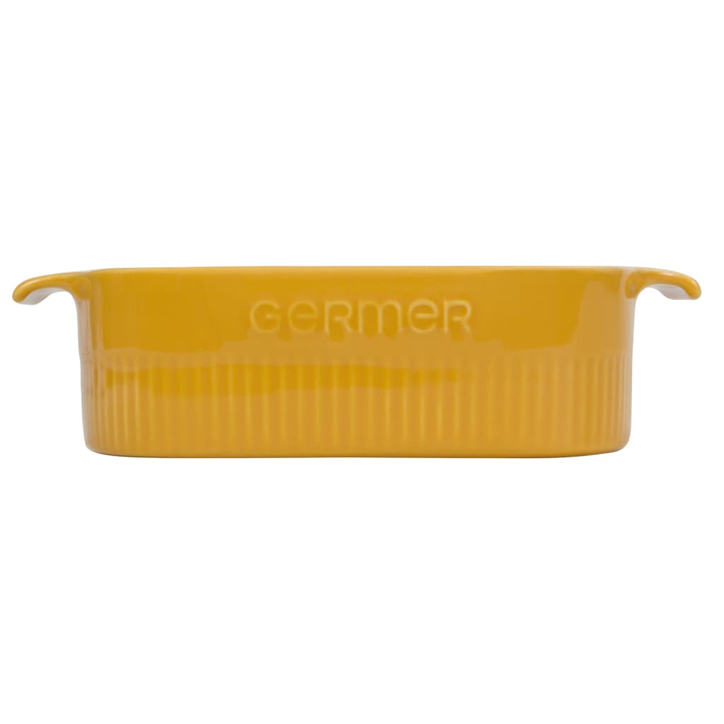 Travessa Refratária Quadrada de Porcelana Cores 21x21cm 2000ml Germer