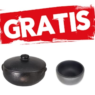 Panela de Barro Capixaba 5 Litros + Cumbuca Para Vinagrete