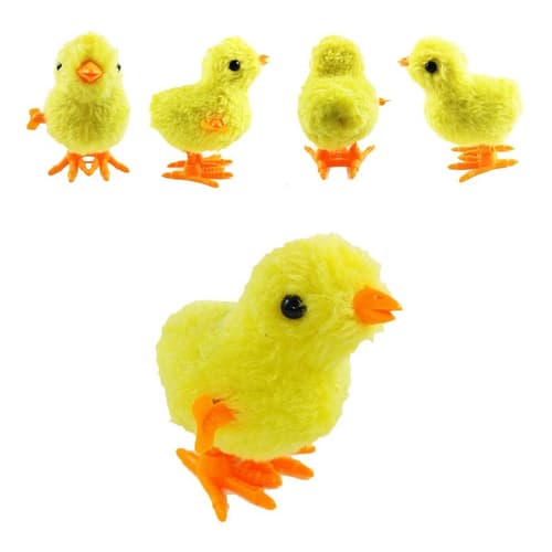 Kit 15 Pintinho Amarelinho Corda Infantil Brinquedo Pelúcia