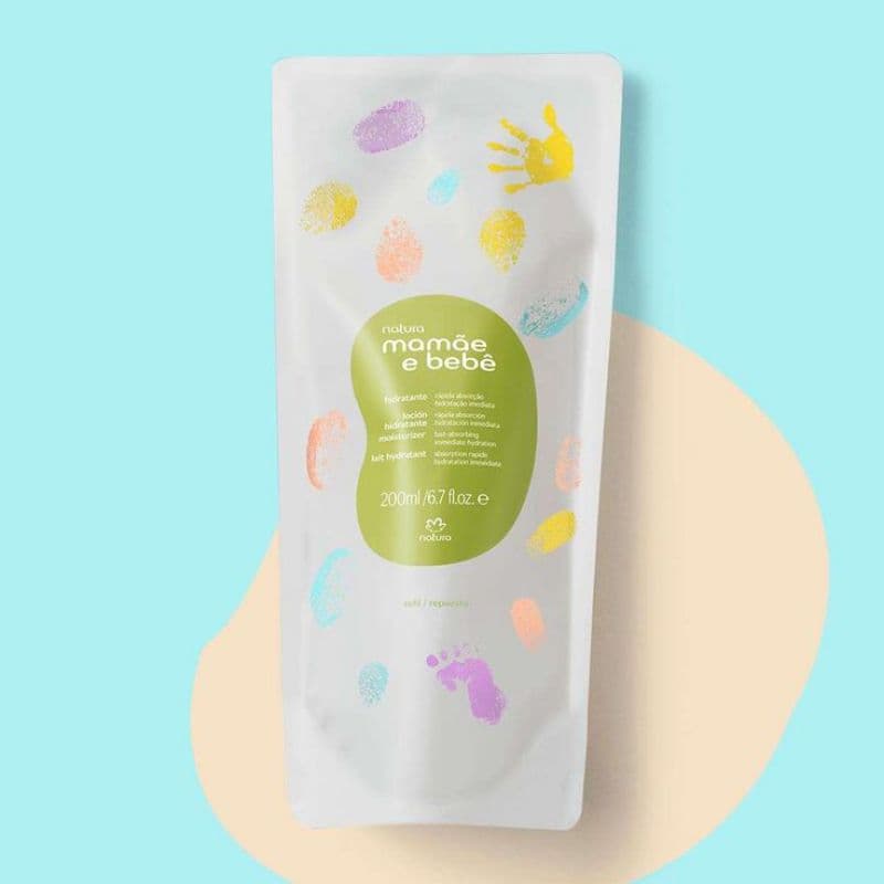 Refil Hidratante Mamãe Bebê Natura 200ml.