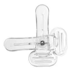 100 Presilhas Grandes de Acrilico para Cabides