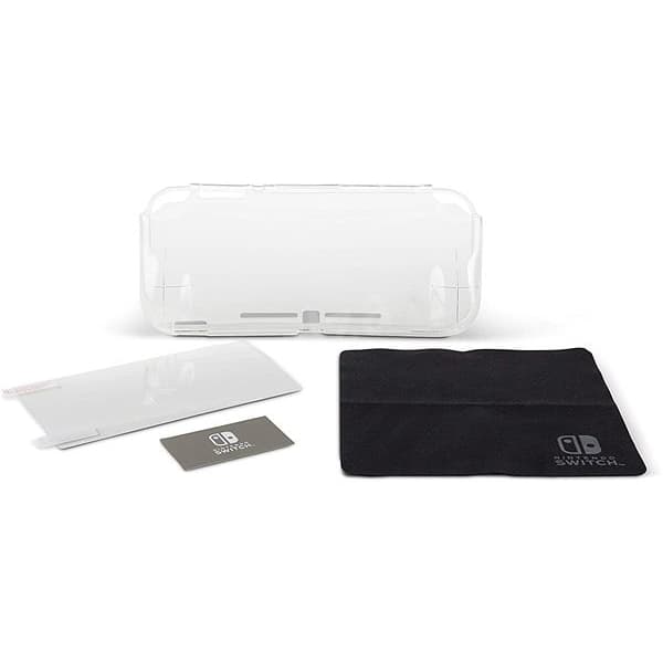 Kit PowerA Play & Protect para Nintendo Switch Lite - Inclui capa protetora/suporte, pano de limpeza, protetor de tela + aplicador - Nintendo Switch