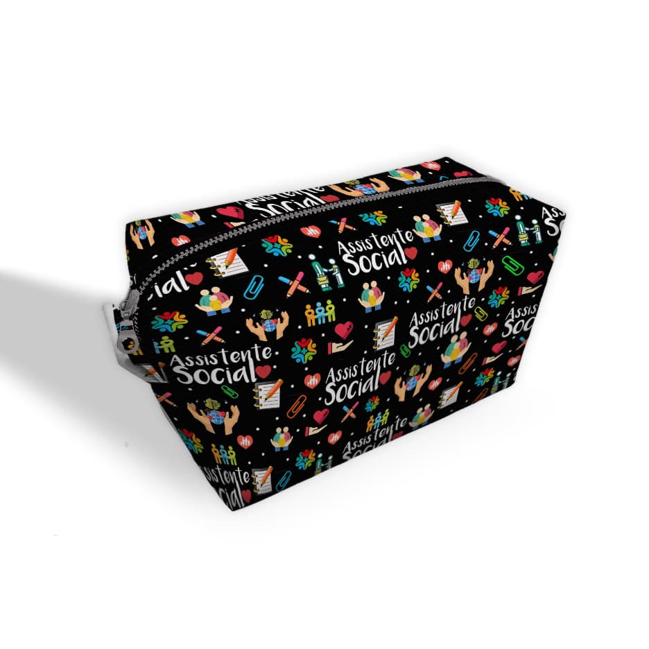 Necessaire Box Assistente Social Necessaire Organizadores de Viagem | Profissão