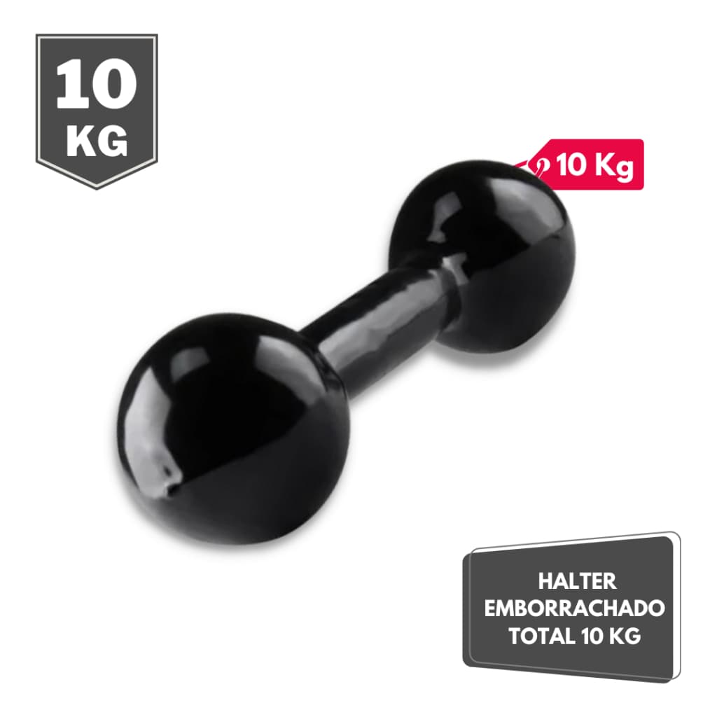 Halter Bola Emborrachado 10 Kg - PCP