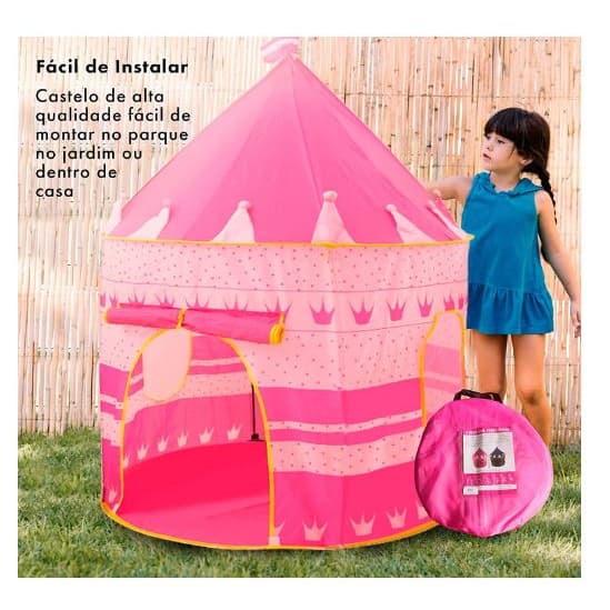 Barraca infantil Castelo das princesas tenda para crianças pequena toca infantil para meninas