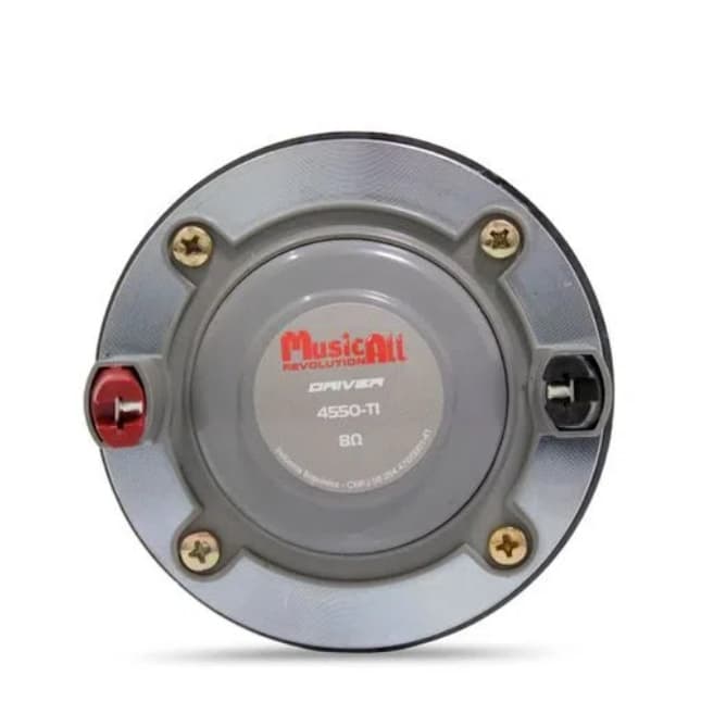 Driver MusicAll 4550-TI 90W RMS 8 Ohms Diafragma Titânio Cor Cinza Som Automotivo Similar 2550