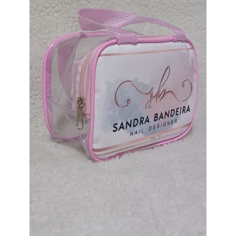 Bolsinha de festa personalizada em plástico cristal