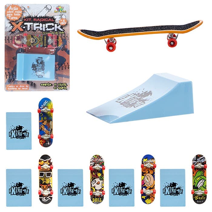 Mini Skate de Dedo Profissional brinquedo Infantil! Radical Xtreme!