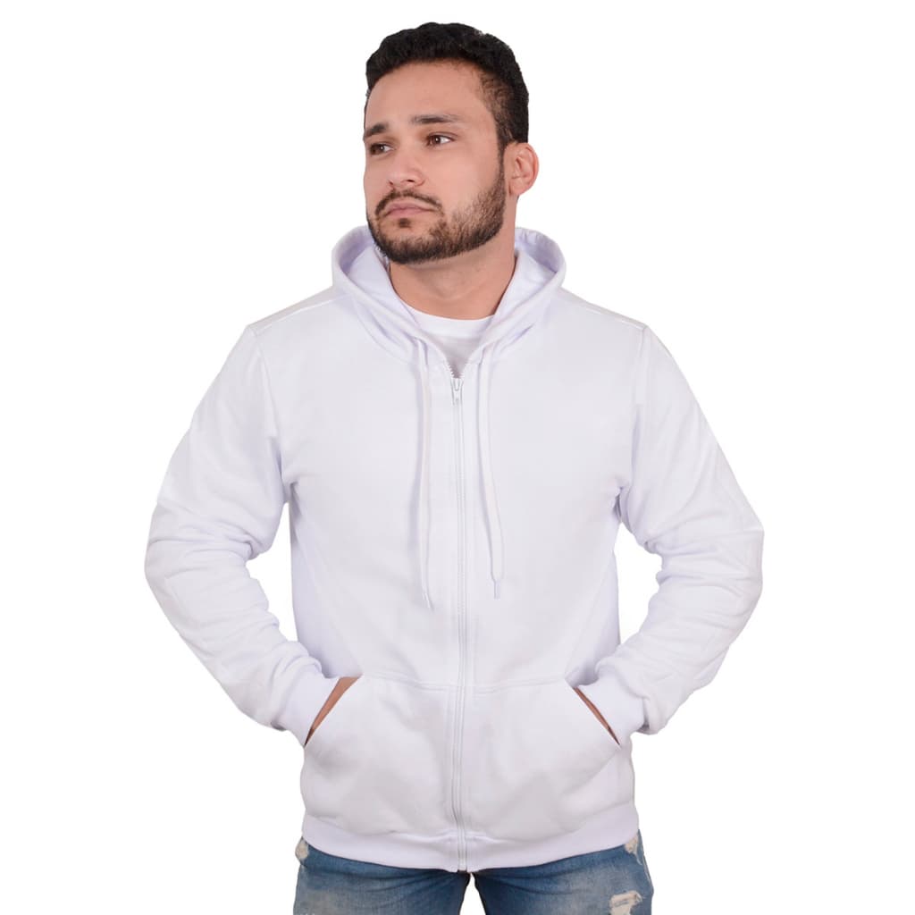 Casaco Blusa Frio Moletom Aberto Ziper Marca DT