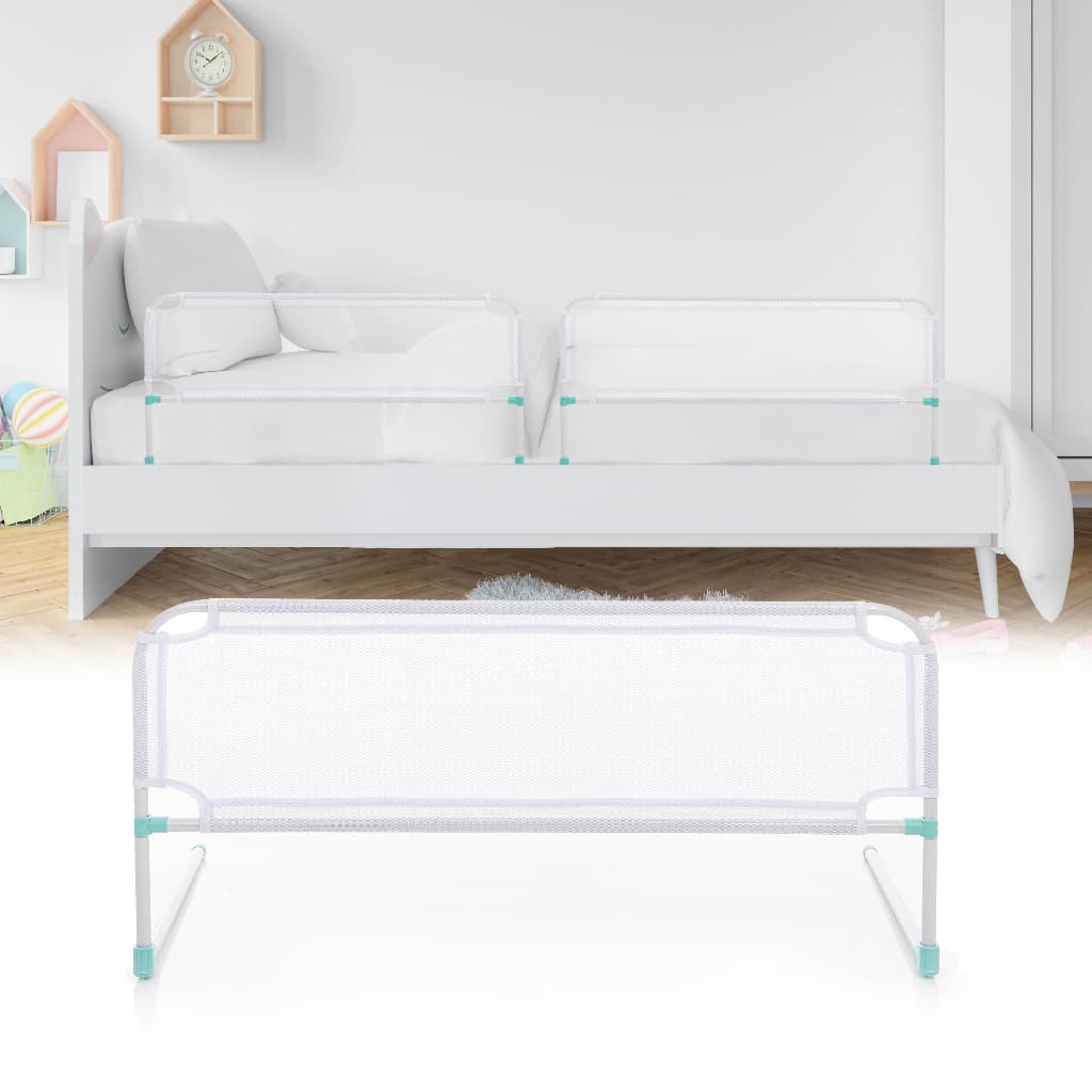 2 Grades De Cama Bebês Crianças Com Tela de Segurança ( GRADE DE 89CM )