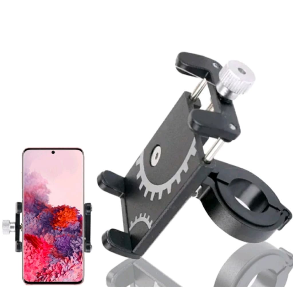 Suporte Celular Moto Motociclista Bike Bicicleta Liga De Aluminio Seguro Anti-Queda