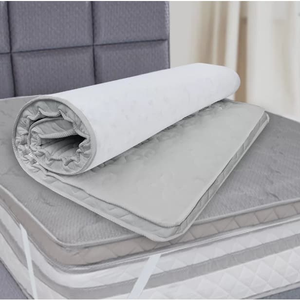 Pillow Top King Size  Espuma da Nasa Camada Acolchoada e macia para Cama Grande 186X198X5CM