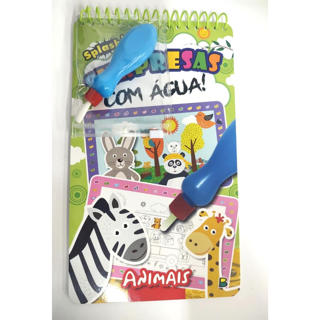 Livro Aqua Book Pinte com água diversão garantida. Temas variados. ( Enviamos conforme estoque)