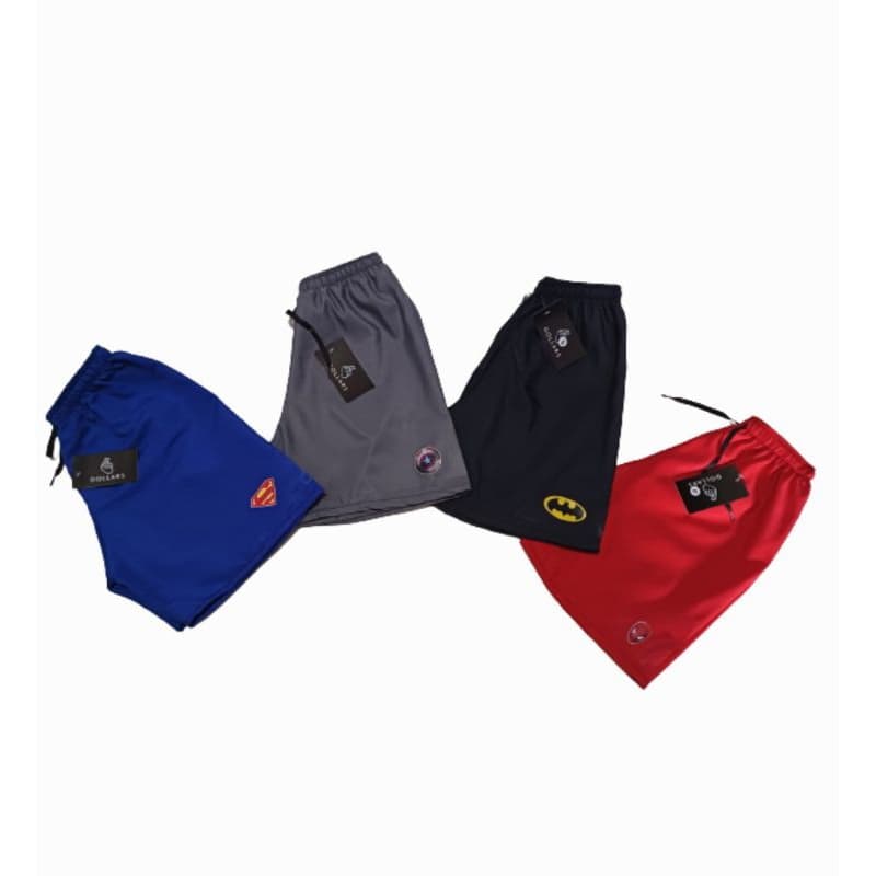 shorts Menino tactel Super Herois Personagens Desenho Oferta