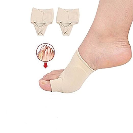 Par Joanete Tecido Elástico Tamanho Universal Sem Silicone Dedo