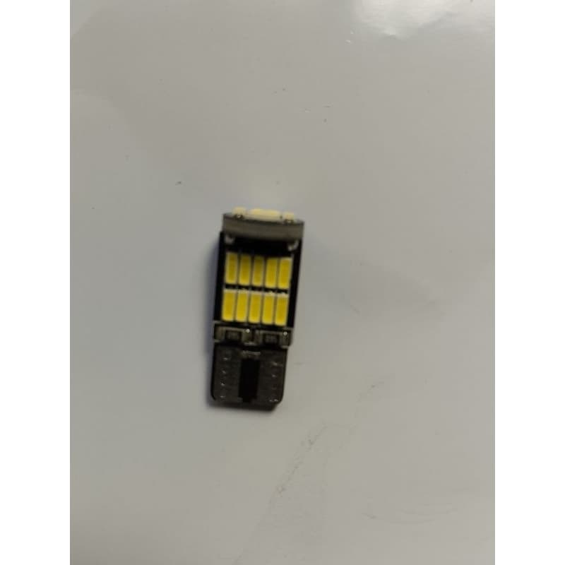 PAR LAMPADAS CAMBUS T10 PINGO FAROLE PLACA COM 26 LEDS BRANCO