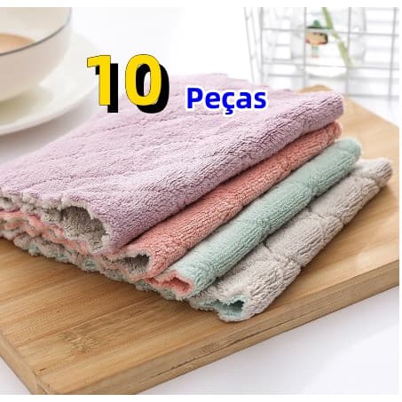Pano De Limpeza 25x15cm Alta Qualidade Pano Super Absorvente Microfibra Para Toalha De Limpeza Doméstica Limpar De Cozinha