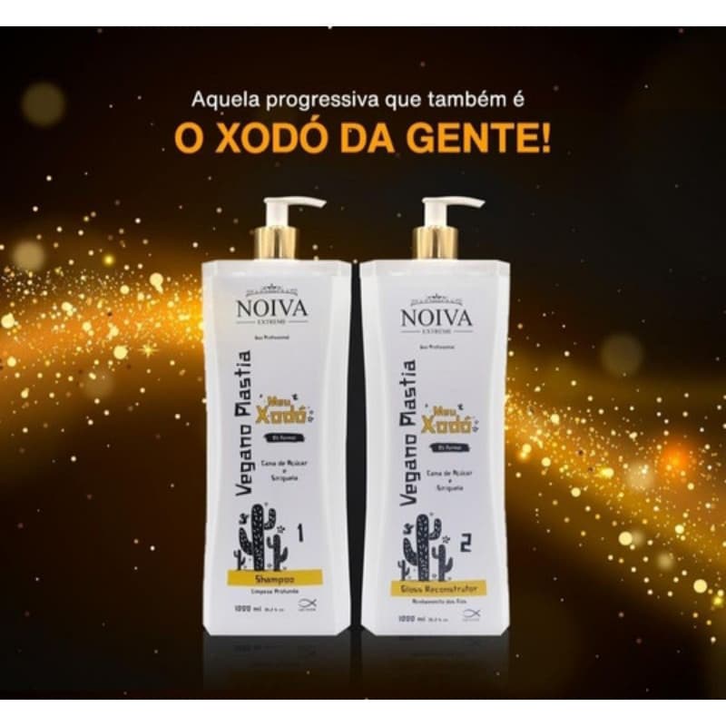 Escova Progressiva Semi Definitiva Orgânica Noiva Xodó (NOIVA EXTREME) 2x1 litro