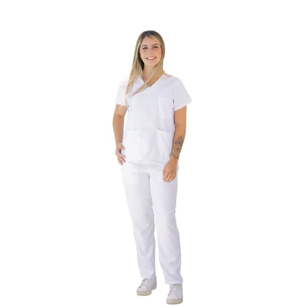 Conjunto Pijama Cirurgico Scrub Gabardine Confortável Uniformes Médicos 10