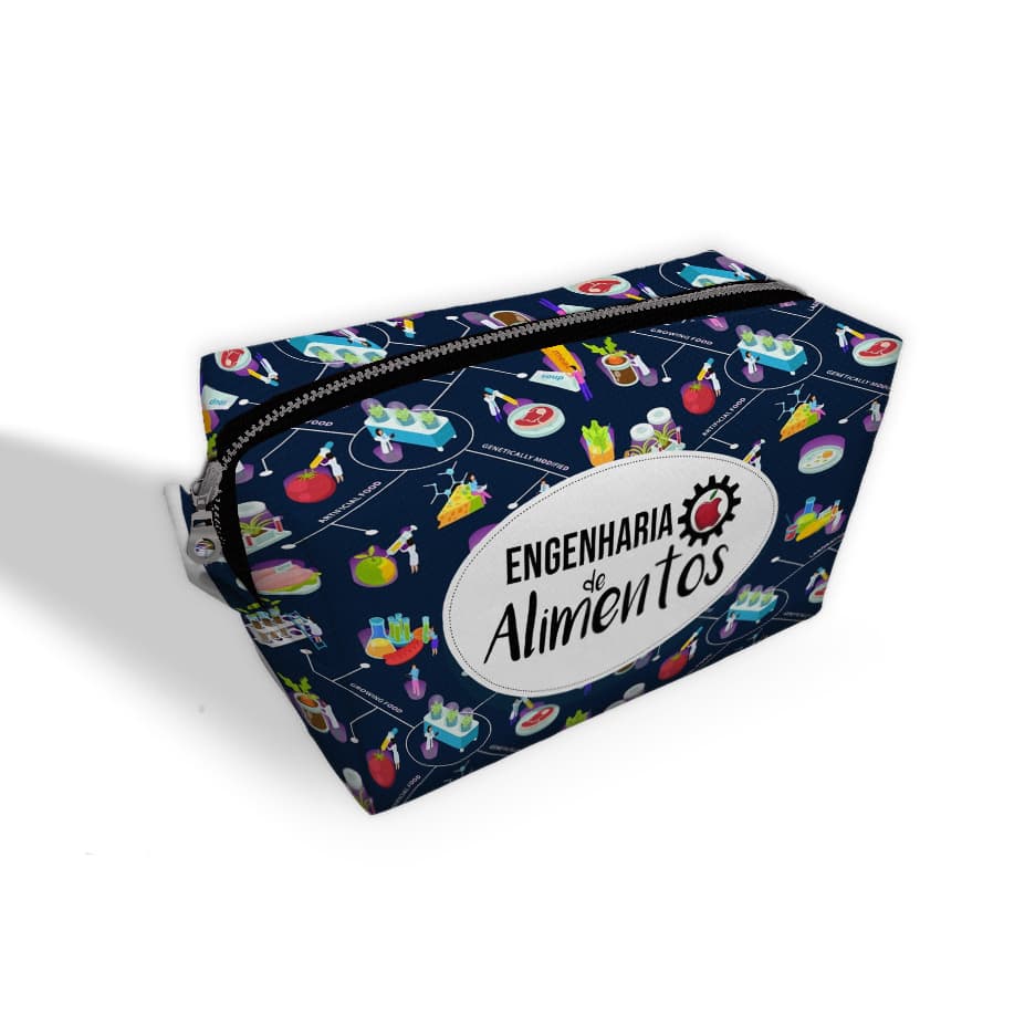 Necessaire Box Engenharia de Alimentos Necessaire Organizadora