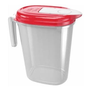 Garrafa de Água Geladeira Jarra 2 Litros para Suco Agua com Tampa Flip Garrafas Plástico Nitron 2L