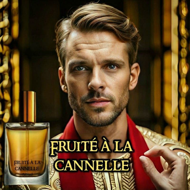 Perfume Masculino FRUITÉ À LA CANNELLE, frutado, especiado, e amadeirado. Nota evidente de abacaxi