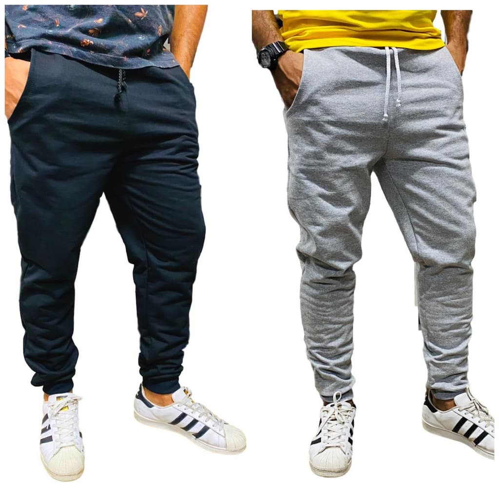 kit 2 Calça Inverno Swag Slim Moletom Agasalho Unissex Adulto Masculino Feminino Promoção