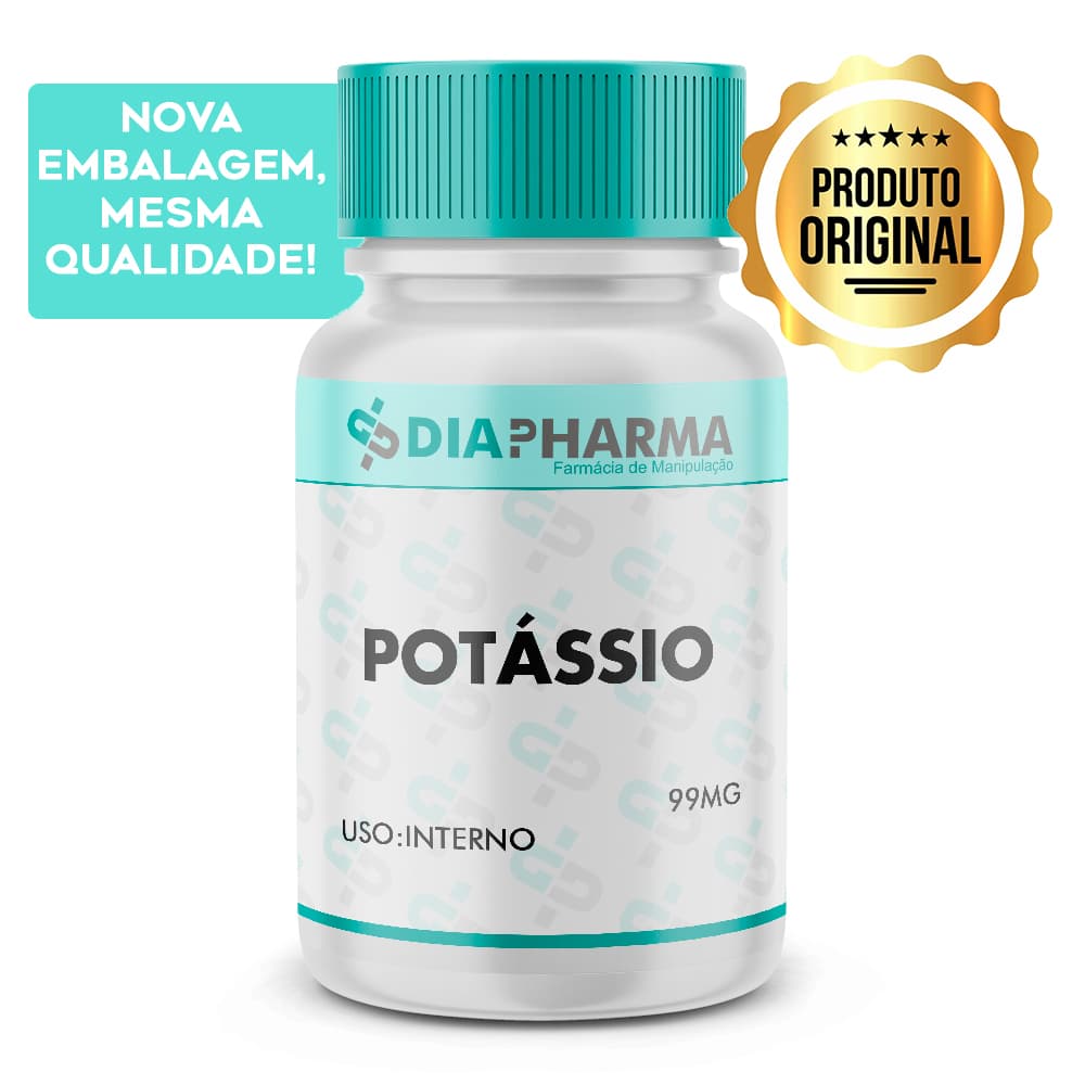 Potássio 99mg - 100 Capsulas