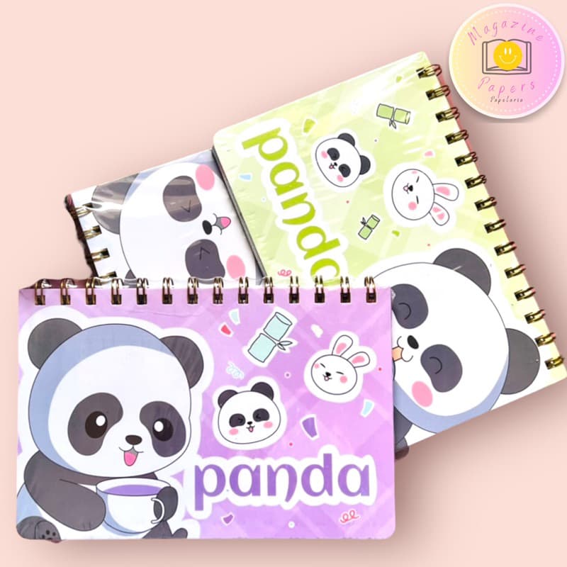 Planner semanal Panda/Pandinha/ Material Escolar/Organização Semana- Unidade