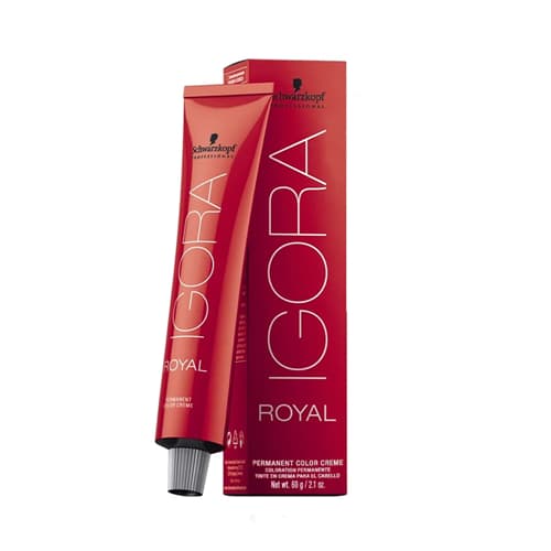 Igora Royal Coloração 60g - 5.68 Castanho Claro Marrom Vermelho