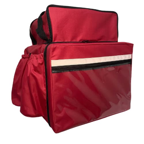 Capa Bolsa para Entrega Mochila Térmica Sem Isopor Bag Nylon Delivery Entregador Restaurante Alça Reforçada